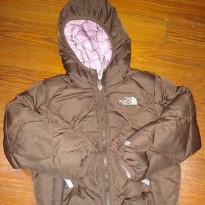 North Face Girls Reversible Jacket size 5T
